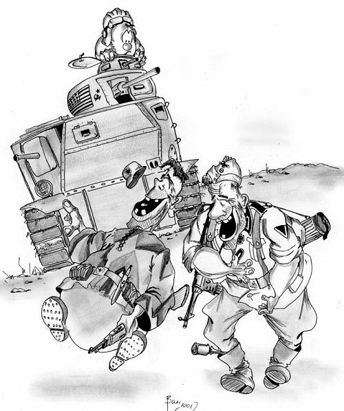 Немецкий солдат карикатура