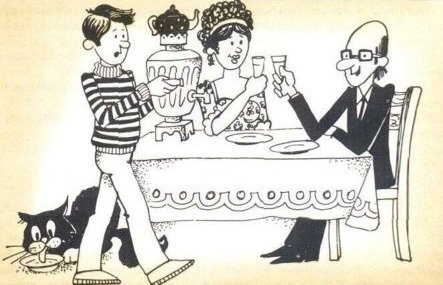 Рисунок на тему гостевой этикет