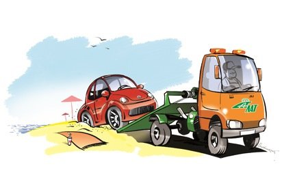 Эвакуатор карикатура