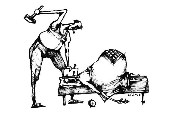 Убитый ремонт карикатура