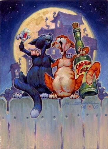 Пьяные коты картинки