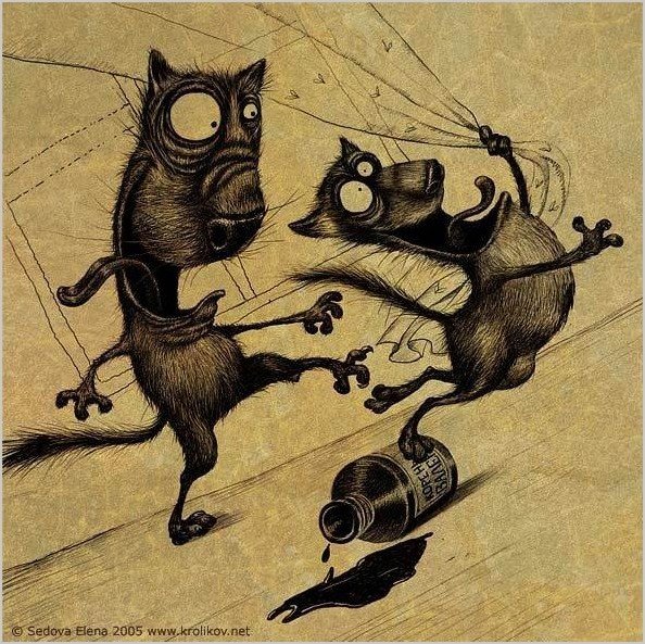 Мышь карикатура