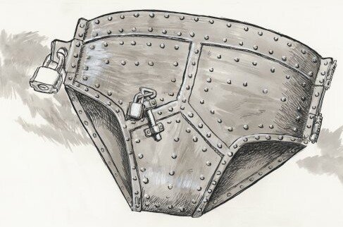 Защитные железные трусы