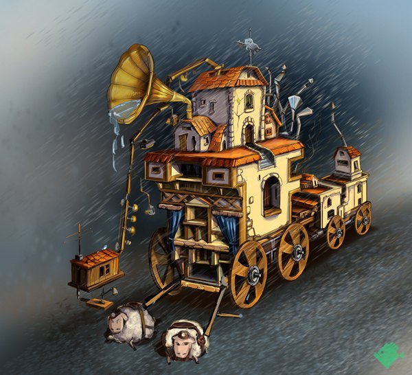 Прицепной фургон для путешествий