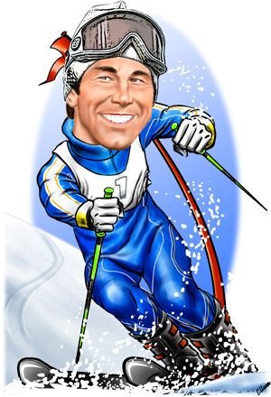 Карикатуры на биатлонистов