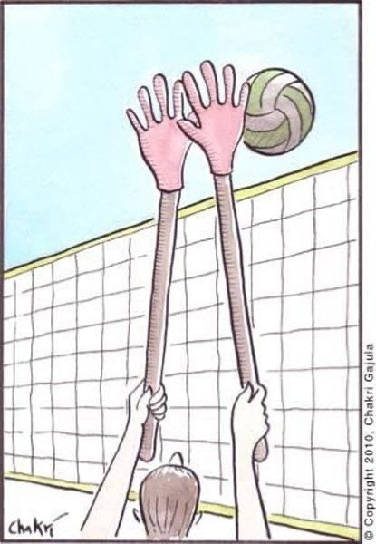 Волейбол карикатура