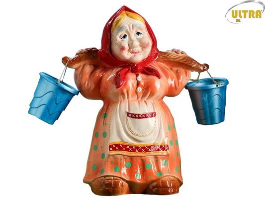 Фигура баба с коромыслом