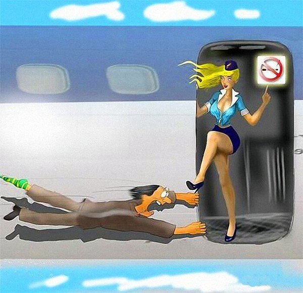 Карикатуры на самолеты