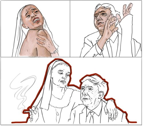 Анатолий Папанов шарж