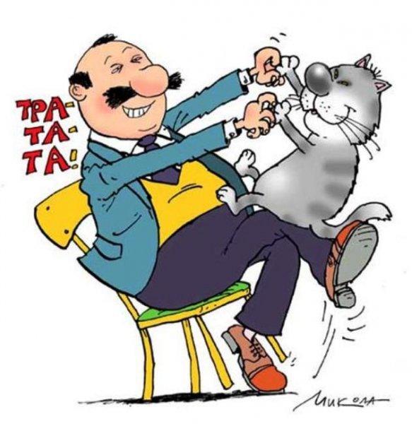 Пенсионер карикатура