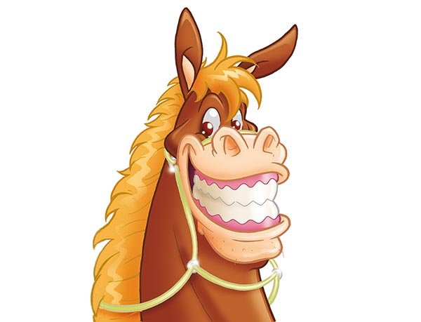 Лошадь ржет