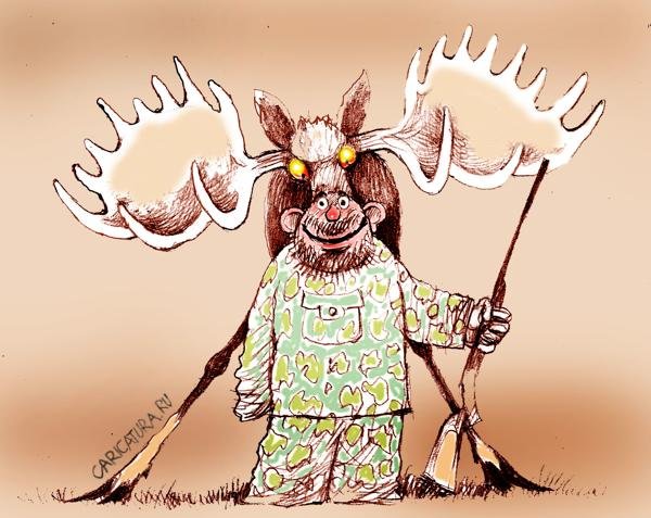 Карикатуры про охоту