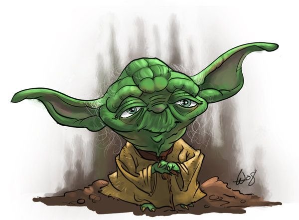 Йода карикатура