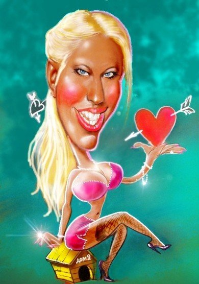 Волочкова шарж