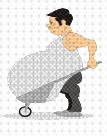 Карикатуры на толстых мужчин