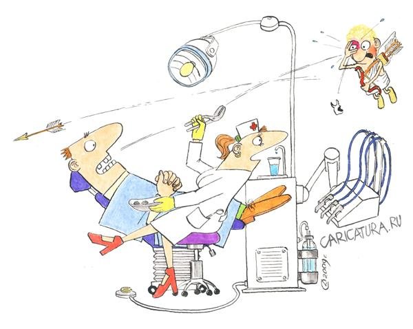 Зубной врач карикатура