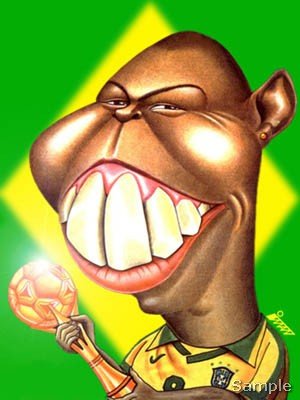 Шарж Роналдо Зубастик