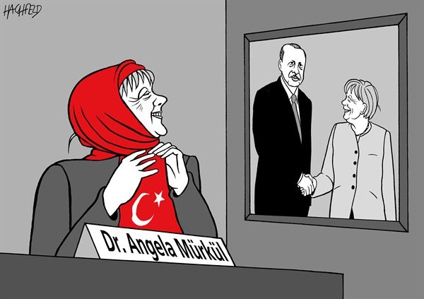 Канцлер Германии карикатура