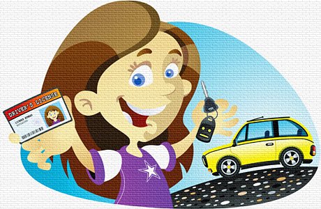 Открытка с правами