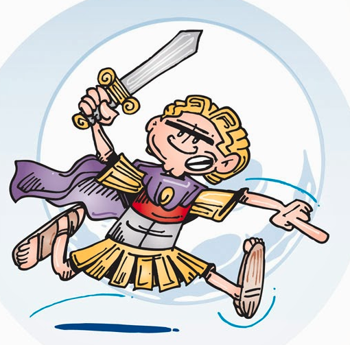 Александр Македонский шарж