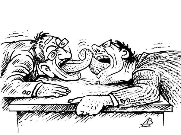 Карикатура усатый мужик (41 фото)