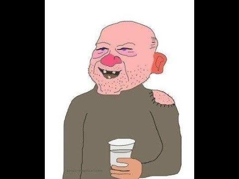 Карикатура алкаша с красным носом (48 фото)