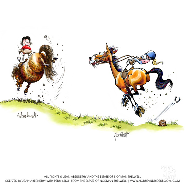 Карикатура на лошадей которые не переносят снег