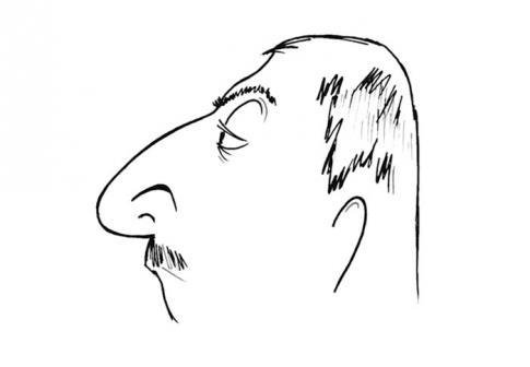 Жан Рено карикатура