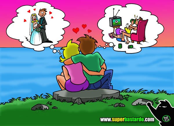 Карикатура про романтику