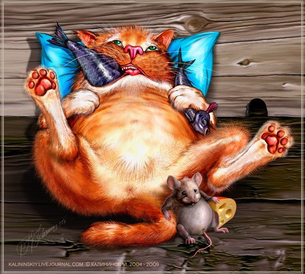 Карикатуры про котов