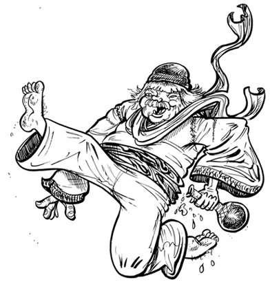 Кунг фу карикатуры