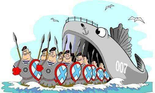 Военно морской юмор в картинках