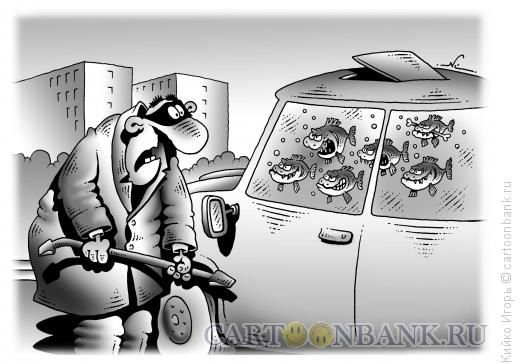 Угнали машину карикатура