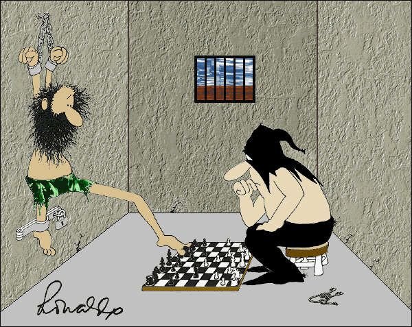 Шахматы карикатура