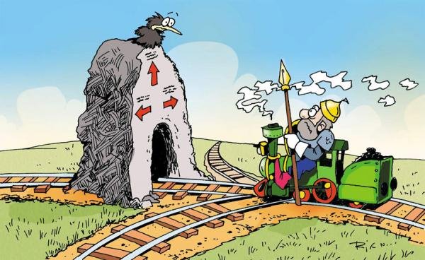 Дорога карикатура