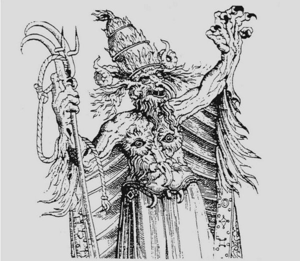 Карикатуры на папу Римского Реформация