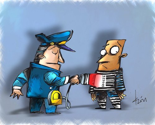 QR code карикатура