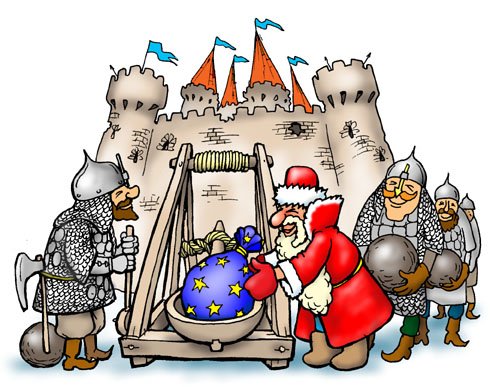 Дед Мороз карикатура