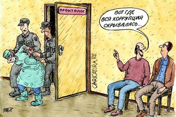 Проктология карикатуры