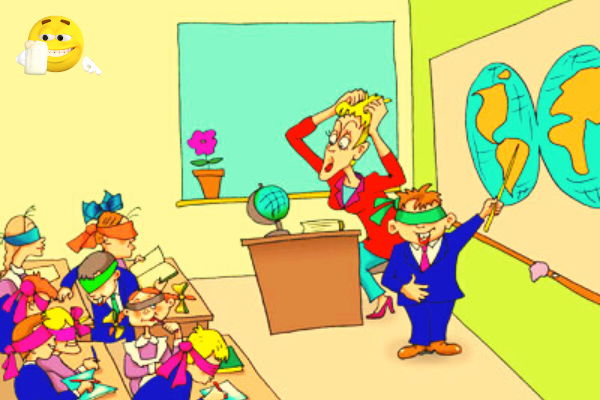 Карикатуры про школу