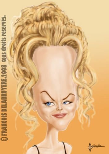 Шаржи на Николь Кидман