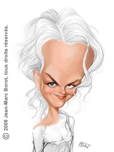 Nikol Kidman caricature
