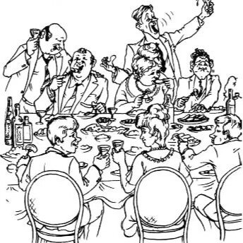 Совещание карикатура