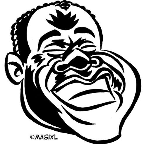 Тим Армстронг карикатура