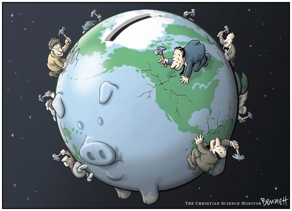 Земля карикатура