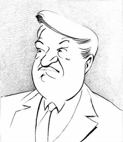 Ельцин Борис Николаевич карикатуры