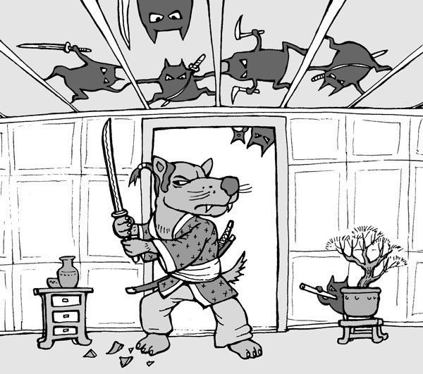 Волк и 7 козлят карикатура