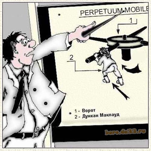 Вечный двигатель карикатура