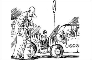 Возмещение вреда карикатура