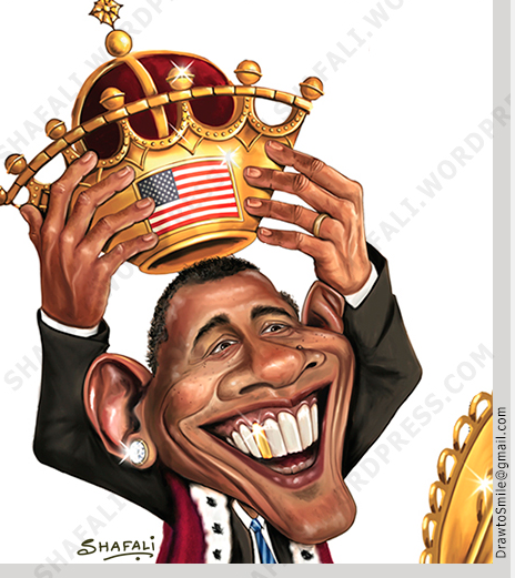 Барак Обама шарж